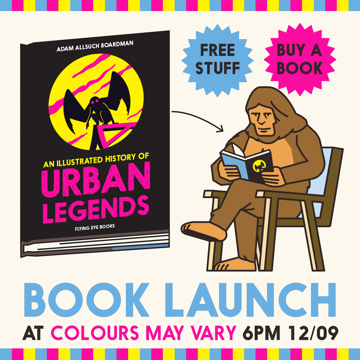 An Illustrated History Of Urban Legends - Book Launch | Adam