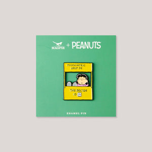 Peanuts x Magpie Enamel Pins | Peanuts Be Kind Enamel Pin - Help