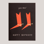 Little Black Cat | Yee Haw Happy Birthday Card