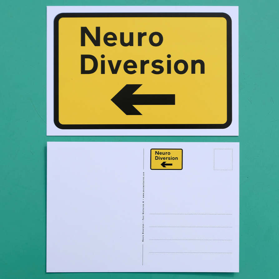 Neuro Diversion Postcard | Paul Wolterink