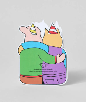 Momoe Narazaki  for Wrap | 'Happy Birthday Friends and Cake' Card