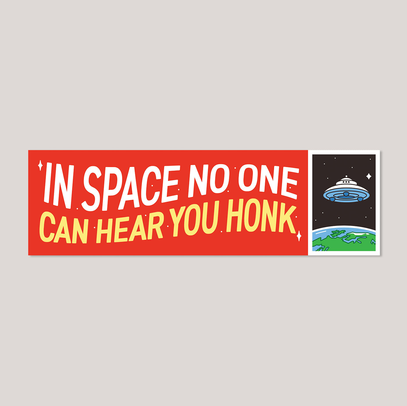 HONK! Bumper Sticker | Adam Allsuch Boardman