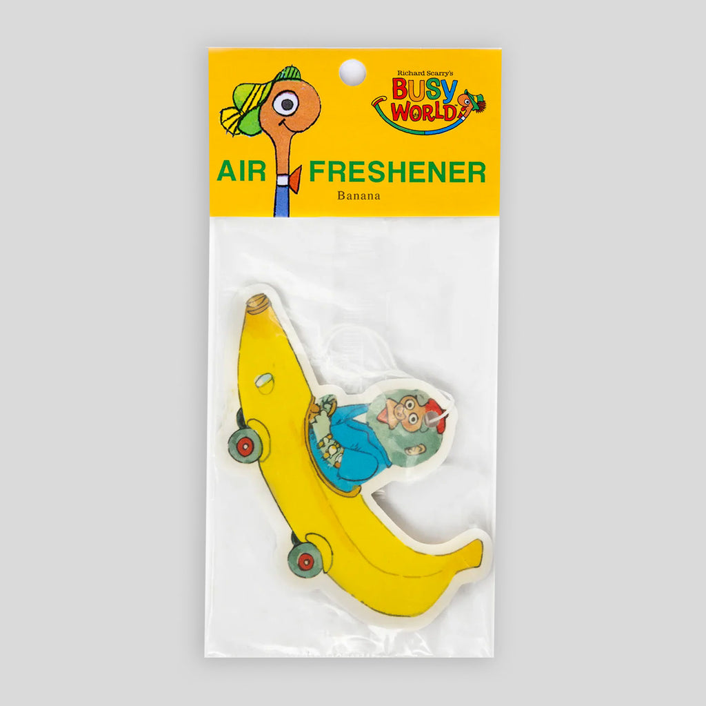 3P4 X Richard Scarry®  | Banana Car Air Freshener