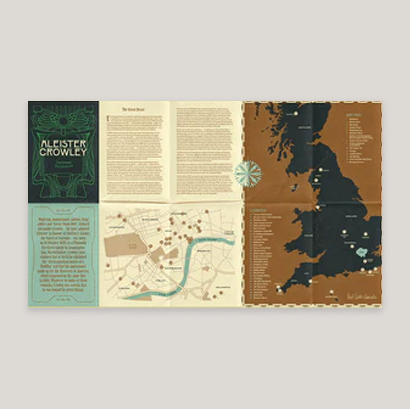 Aleister Crowley: The Beast in Britain | Herb Lester Map