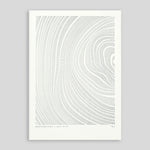 Ploterre | Ash Rise Letterpress Print