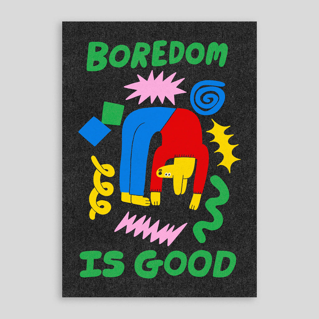 Florence Poppy Dennis  | Boredom Is Good A3 Print