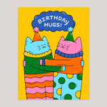 Bailey Crouch |  Birthday Hugging Cats Card