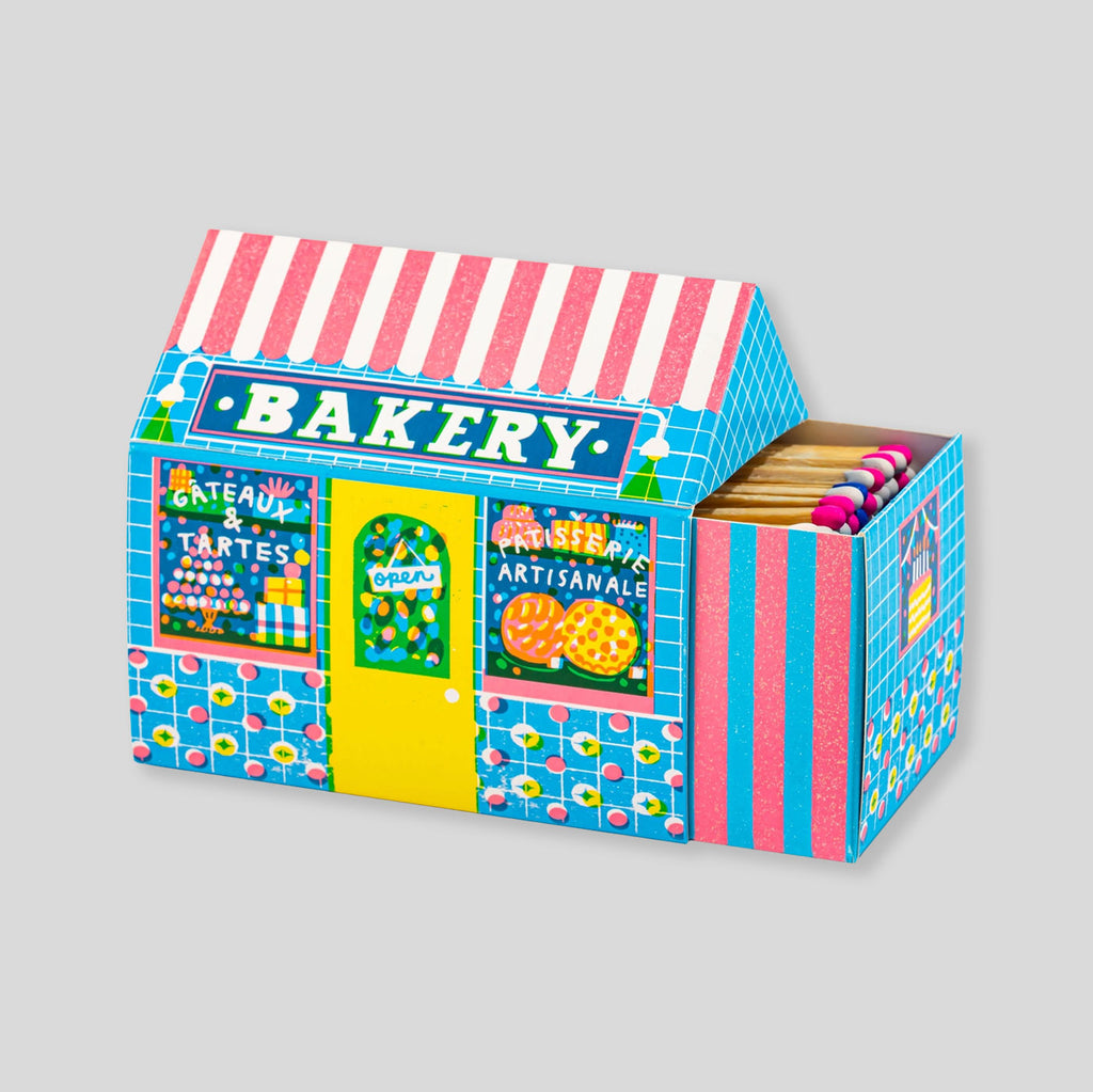 Bakery House Matches |  The Printed Peanut for Archivist Gallery