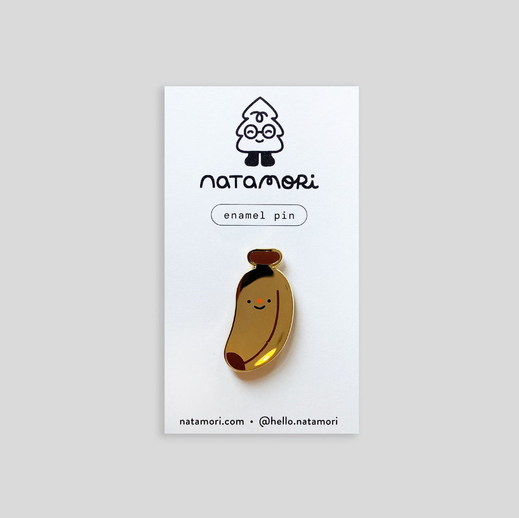 Natamori | Pin Badge - Banana