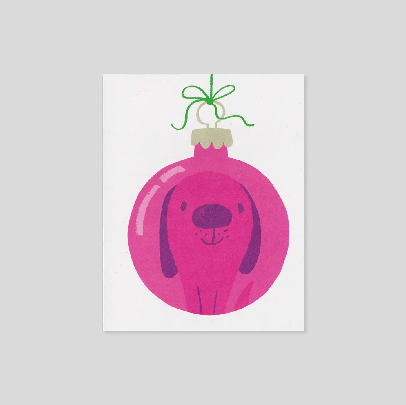 Lisa Jones Studio  | Beagle Bauble Mini Card