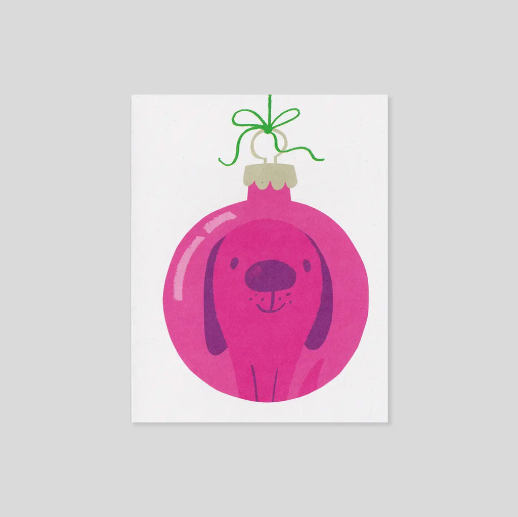 Lisa Jones Studio  | Beagle Bauble Mini Card