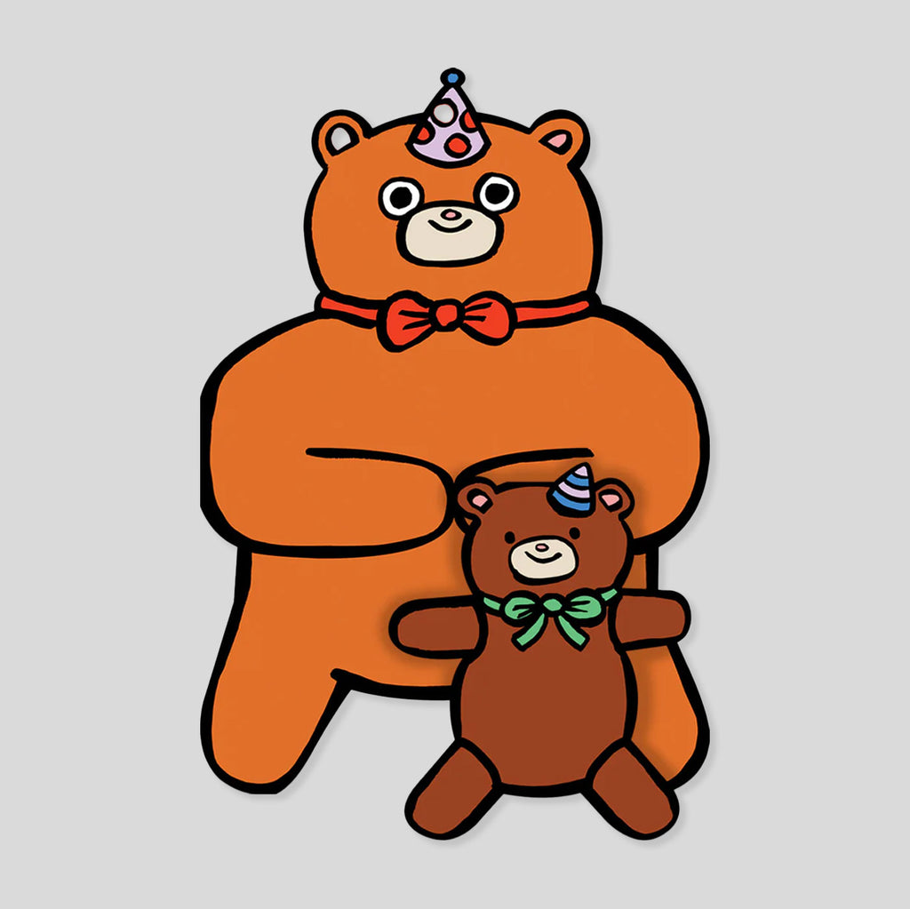 Alice Bowsher For Wrap | Bear With Mini Card