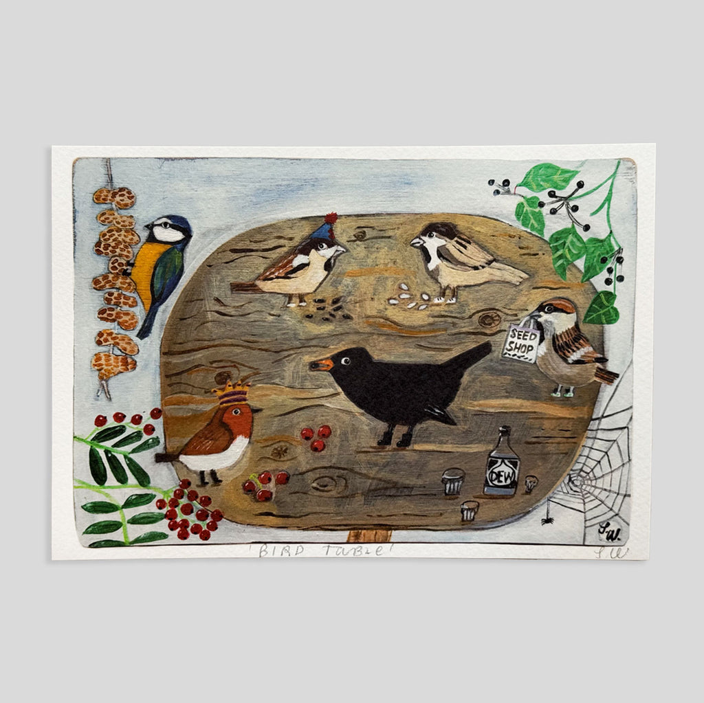 Moggshop  | Bird Table Print