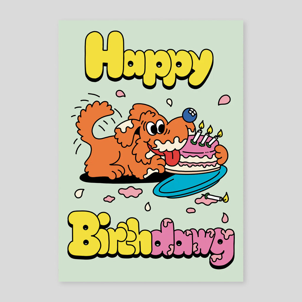 Tiago Majuelos for Wrap | 'Happy Birthdawg' Card