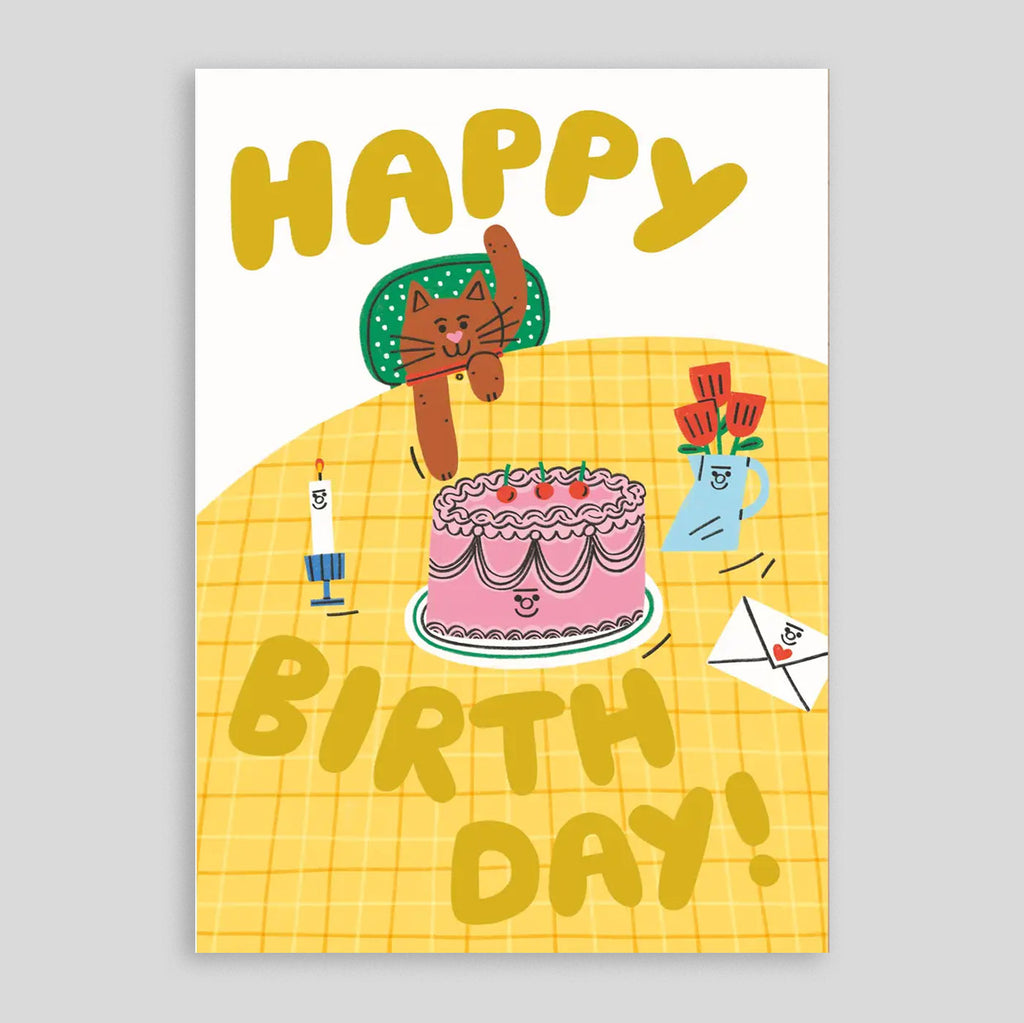 Tess Smith Roberts for Rumble Cards | Birthday Cat Card