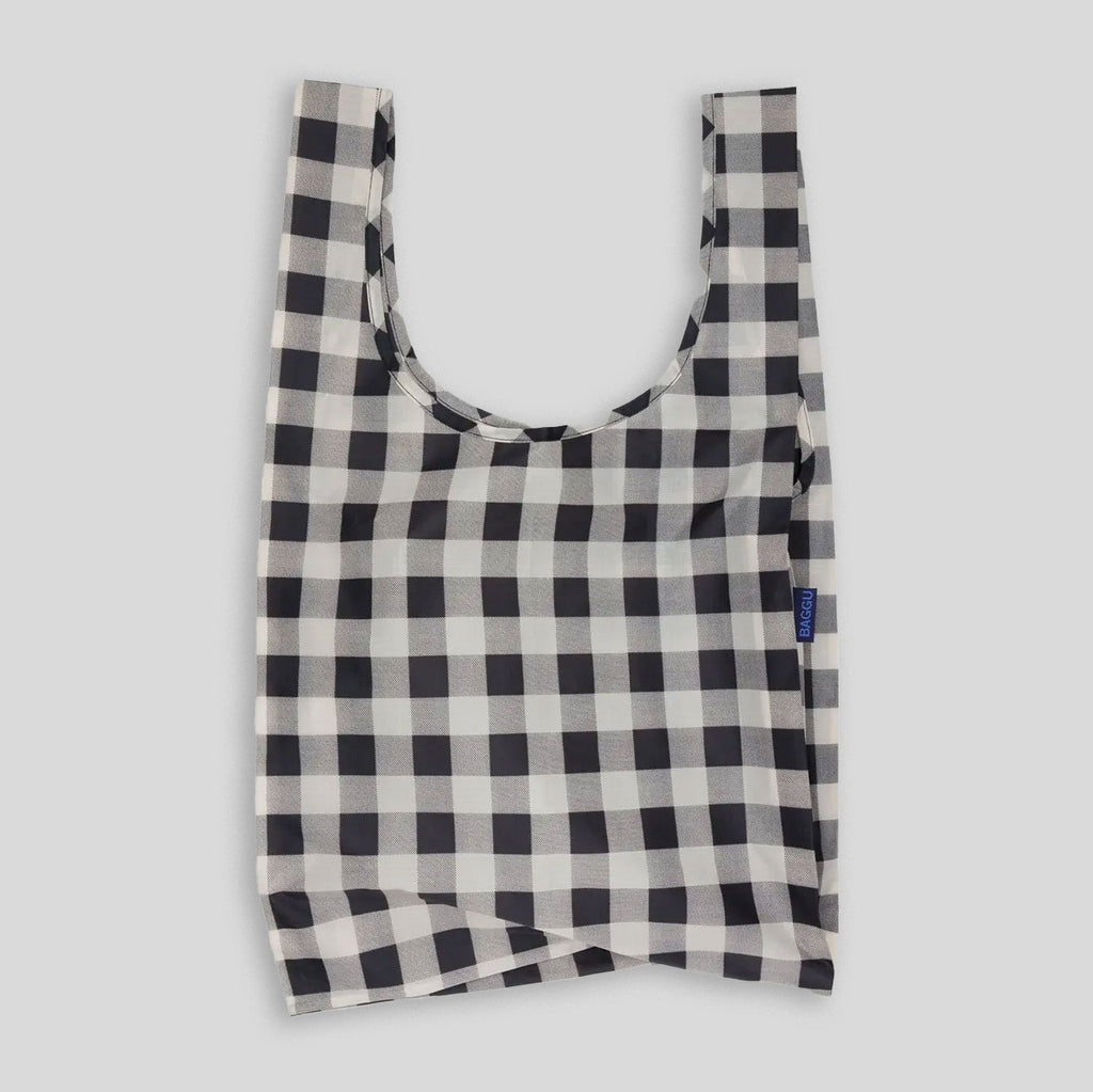 Standard Baggu | Black & White Big Check