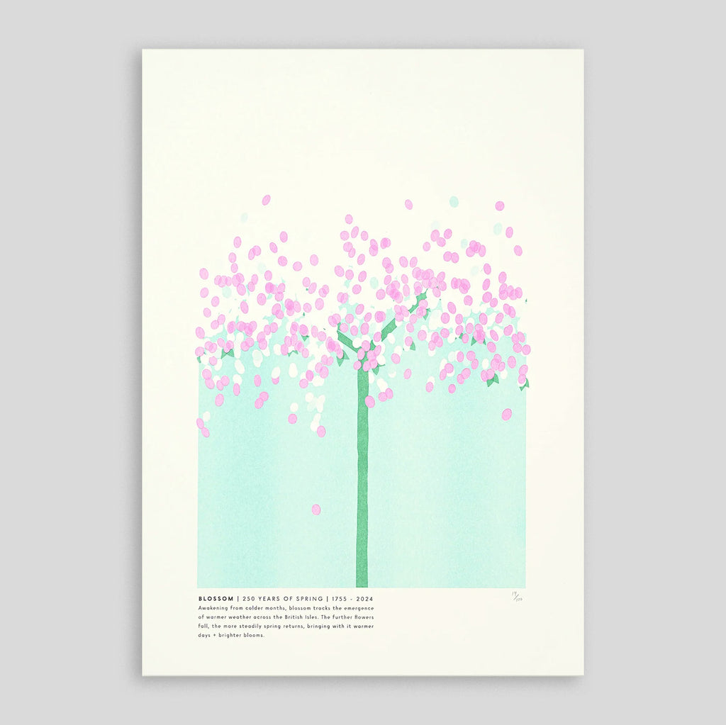 Ploterre | Blossom Risograph Print