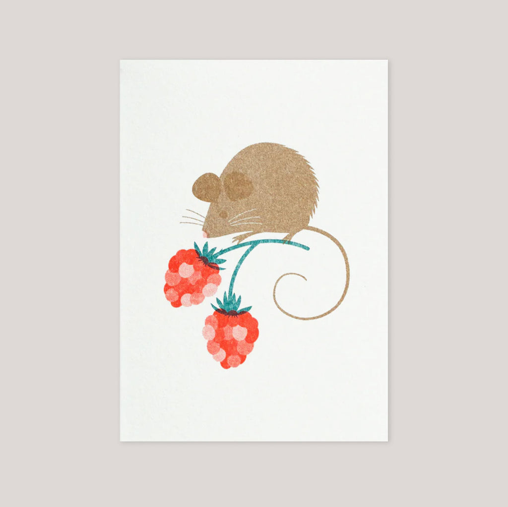 Bobbie Print  | 'Harvest Mouse' Mini Card