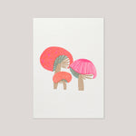 Bobbie Print  | 'Mushrooms' Mini Card