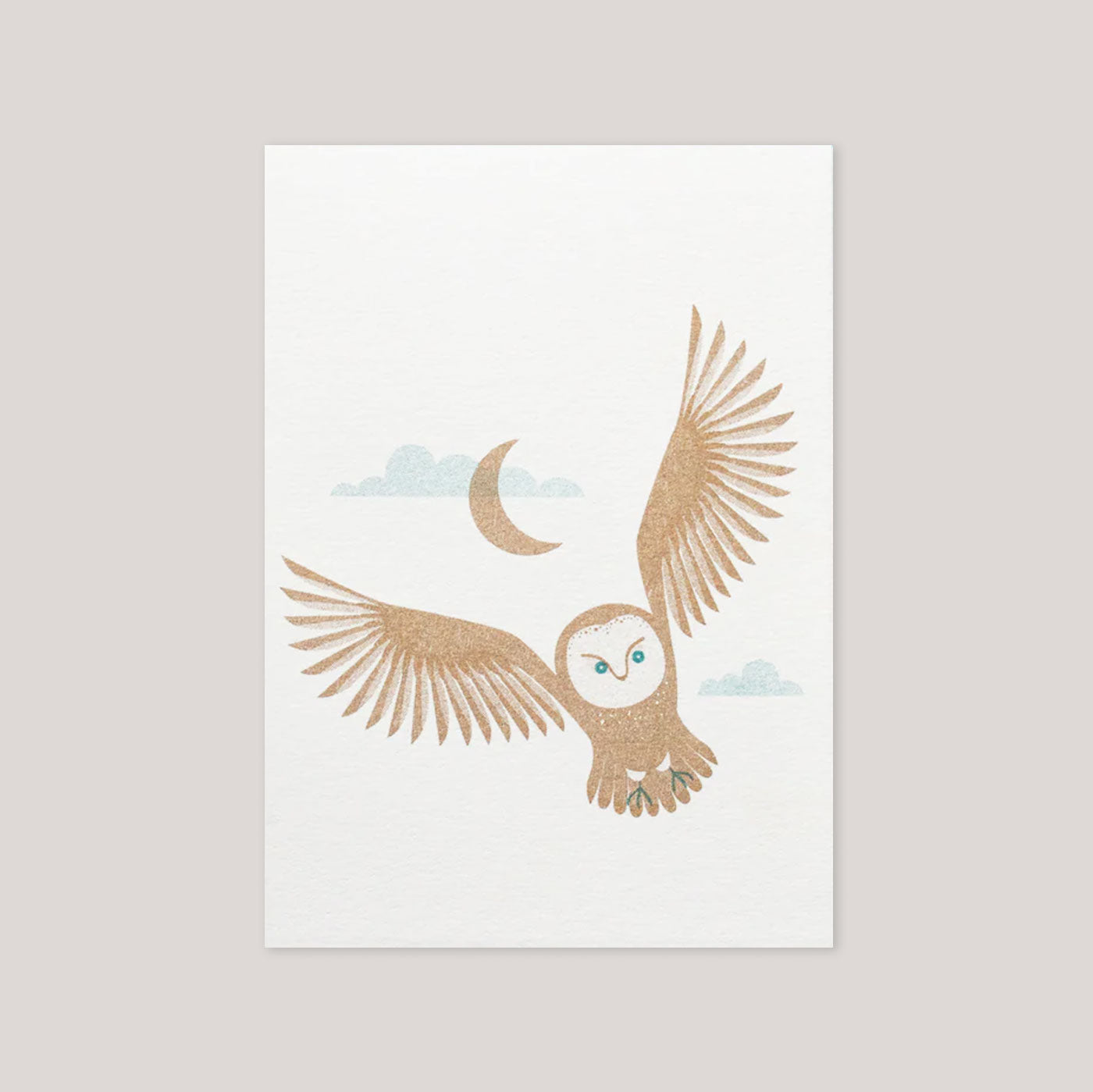 Bobbie Print  | 'Midnight Owl' Mini Card