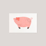 Bobbie Print  | 'Piggy' Mini Card