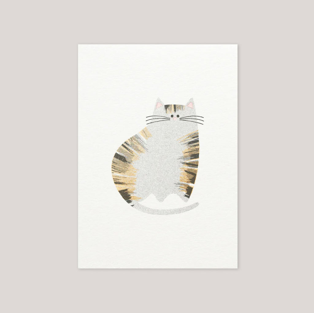 Bobbie Print  | 'Tabby Cat' Mini Card