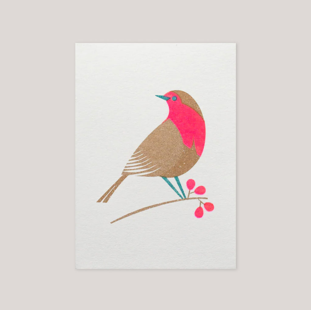 Bobbie Print  | 'Retro Robin' Mini Card