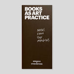 Books as Art Practice: Notes from the Margins