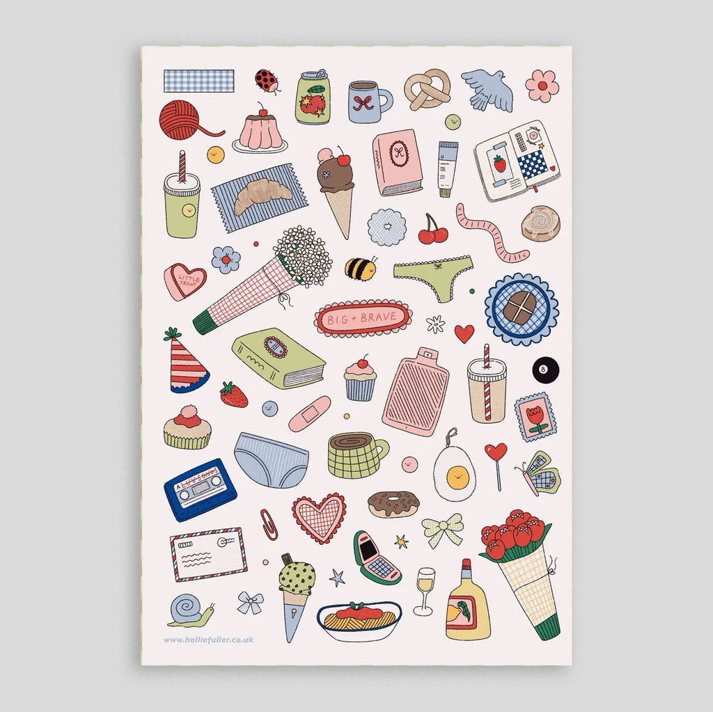 Hollie Fuller | Brave Girl Sticker Sheet