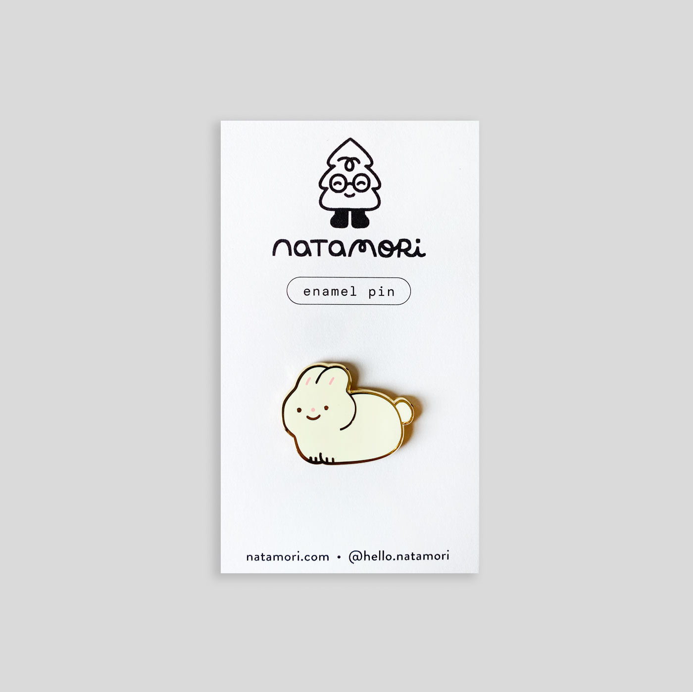 Natamori | Pin Badge - Bunny