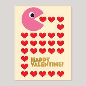Bureau Alice | Valentine Pac Man Card