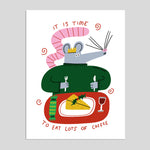 Florence Poppy Dennis | Cheese Eating Mouse card