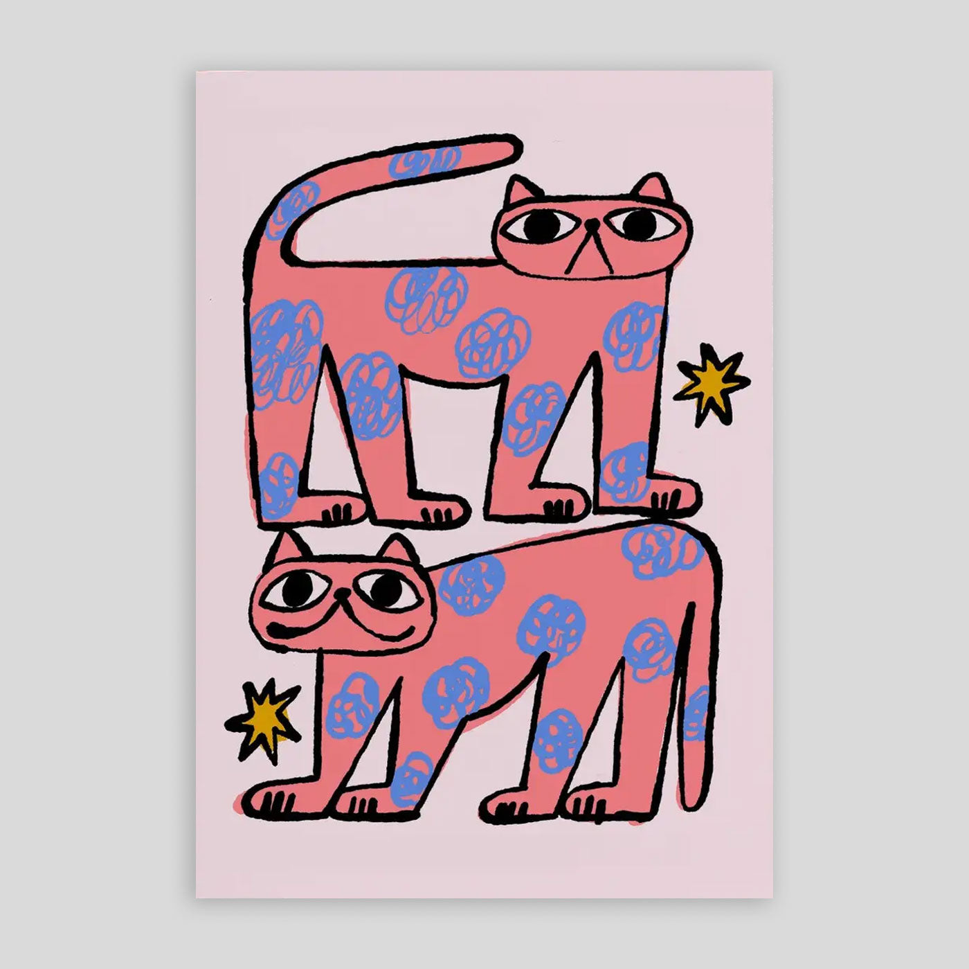 Marcello Velho For Evermade | Colour Me Cats Card