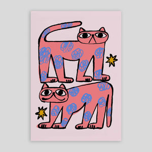 Marcello Velho For Evermade | Colour Me Cats Card