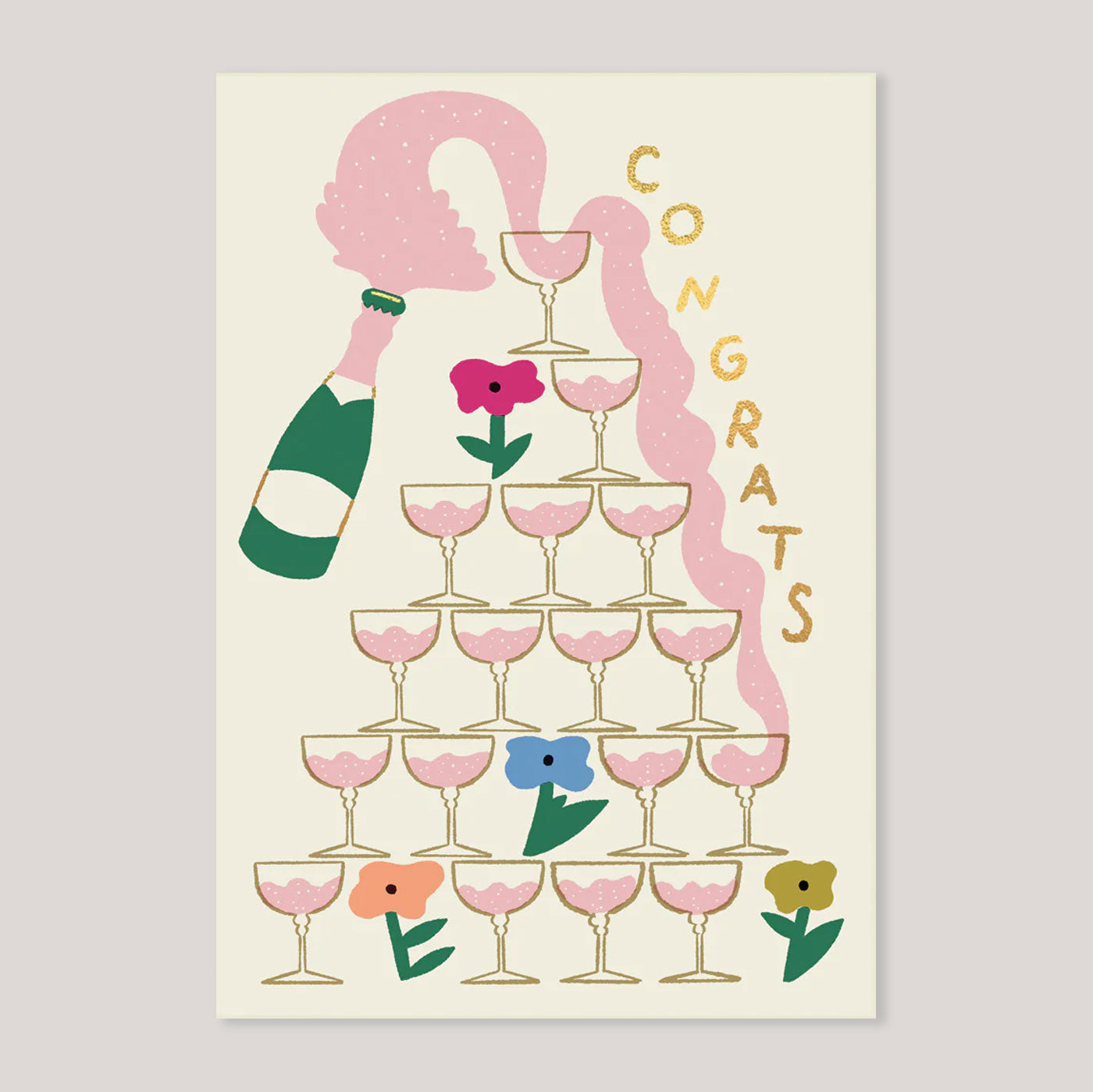 Rozalina Burkova For Wrap | 'Congrats Champagne' Card