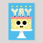 Elliot Kruszynski For Wrap | 'YAY Birthday Cake' Card