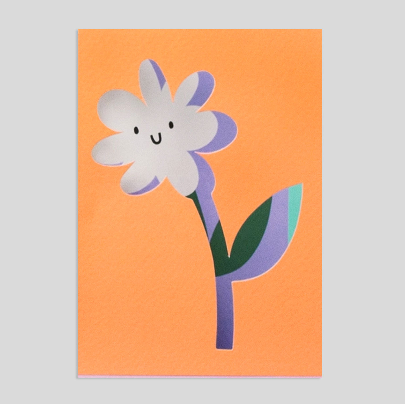 Ashley Le Quere for Rumble Cards | Happy Flower Die Cut Card