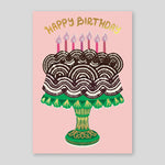 Rozalina Burkova For Wrap | 'Cake & Candles Happy Birthday' Card
