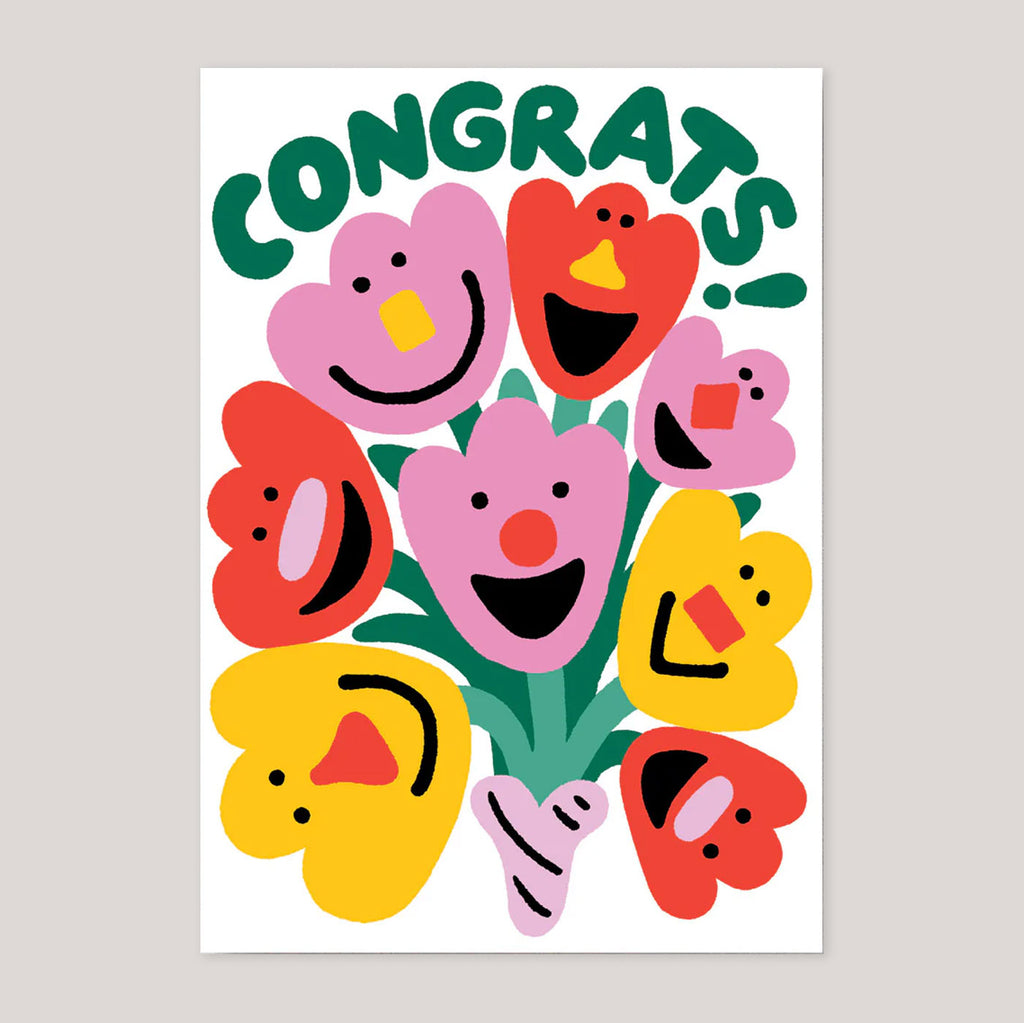 Cari Vander Yacht For Wrap | 'Congrats Flowers' Card