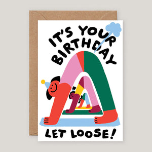 Cari Vander Yacht For Wrap | 'Let Loose Birthday' Card