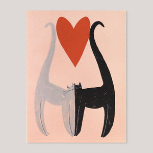 Little Black Cat | Cats Love Greeting Card