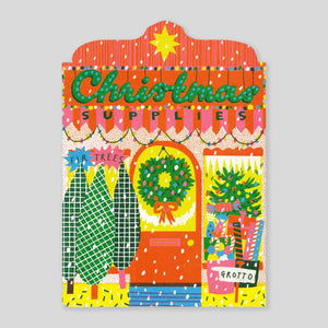 The Printed Peanut | Christmas Shop Card