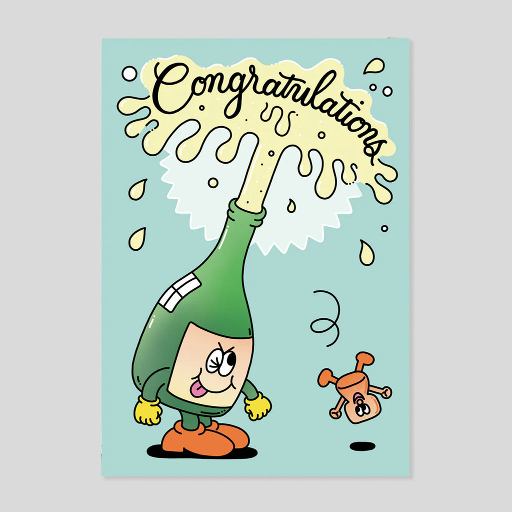 Tiago Majuelos for Wrap | 'Congratulations Champagne' Card