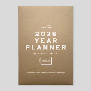 Crispin Finn Wall Planner 2026 | Classic LANDSCAPE format