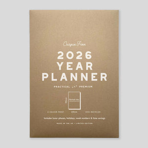 Crispin Finn Wall Planner 2026 | Classic PORTRAIT format