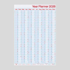 Crispin Finn Wall Planner 2026 | Classic PORTRAIT format