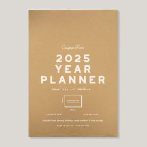 Crispin Finn Wall Planner 2025 | Classic LANDSCAPE format