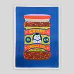 Naomi Wilkinson| Chilli Crisp Oil Riso Print - A4