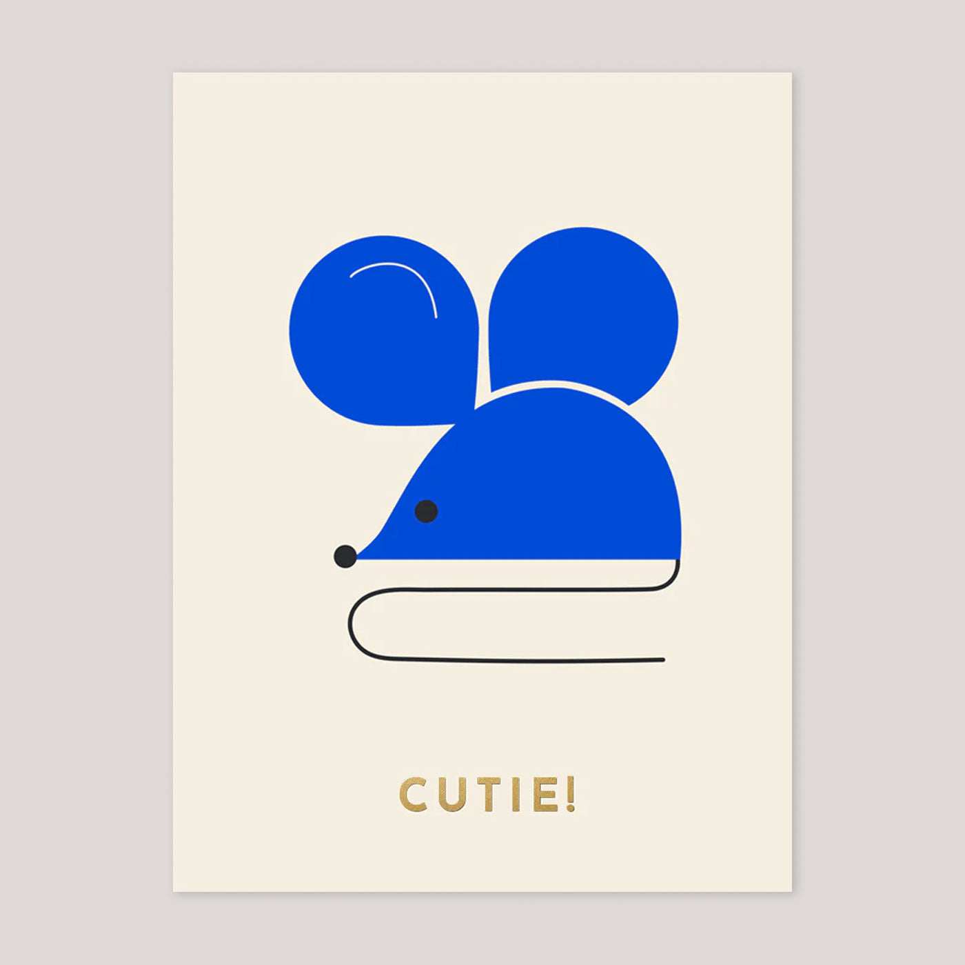 Sparkle & Spin |  Cutie Mouse Card