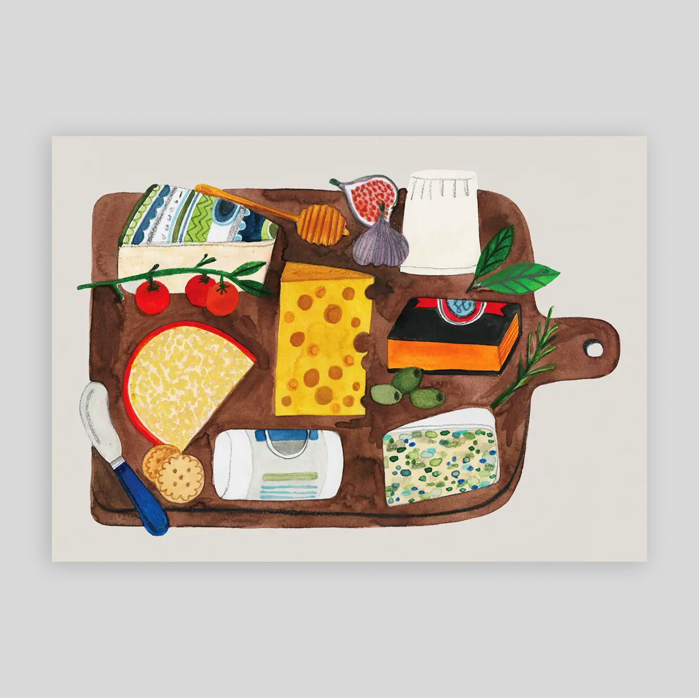 Daria Solak | Cheese Board Card